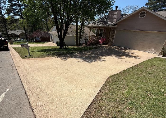 Clean driveway
